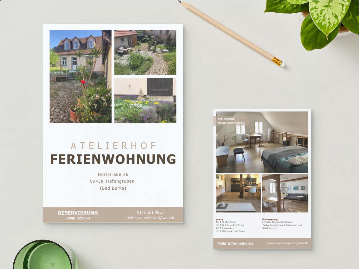 Atelierhof Flyer