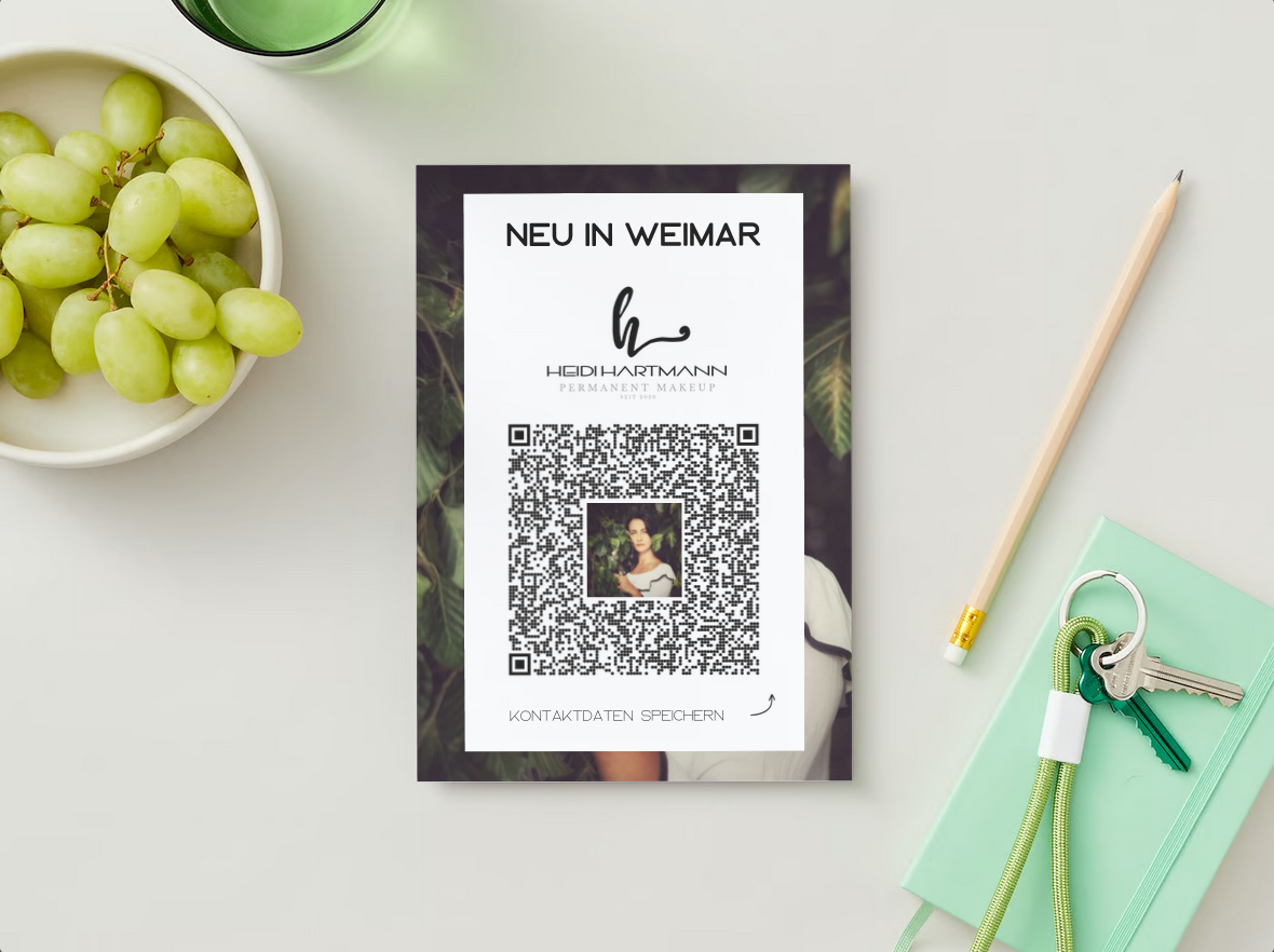 Permanent Makeup Kontaktflyer